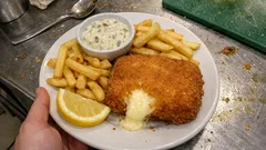 Smažený sýr zu Hause: doppelt paniert, extra knusprig – ohne dass der Käse ausläuft