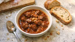 Tschechischer Gulasch, schnell gemacht – sämige Paprikasauce wie lang gekocht