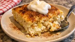 Apfel-Quark-Auflauf aus dem Ofen: cremig, saftig und in 10 Minuten zusammengerührt