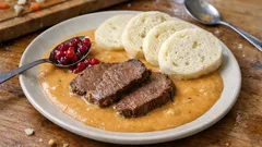 Svíčková na smetaně: So gelingt das zarte Rindfleisch mit samtiger Rahmsauce
