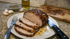 Schweinsbraten mit Kümmel & Knoblauch: langsam gegart, mit knuspriger Kruste