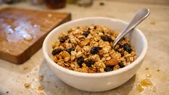 Hausgemachte Granola mit Honig und Mandeln – so wird sie richtig knusprig