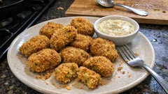 Kichererbsen-Nuggets aus dem Ofen – knusprig, saftig und schnell gemacht