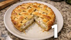 Herzhafte Crostata ohne Gluten: knuspriger Olivenöl-Teig mit Ricotta-Füllung