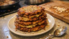 Bramboráky: knusprige Kartoffelpuffer mit Knoblauch & Majoran – gelingsicher